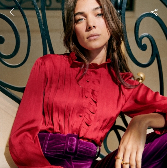 Sezane Tops - Sezane Johana Blouse